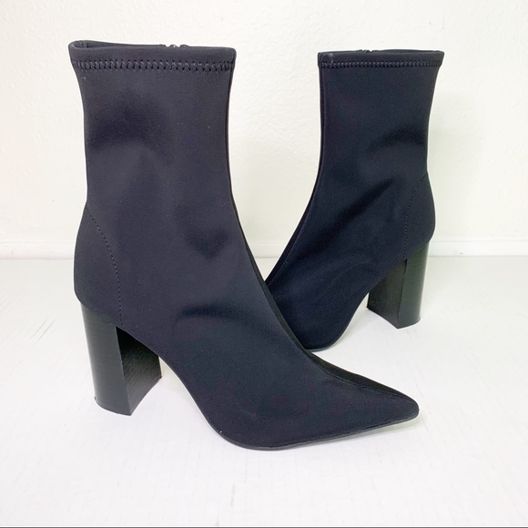 Jeffrey Campbell Shoes - Jeffrey Campbell Siren Black Sock Bootie